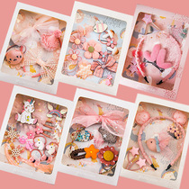 Net Red new little girl cute card gift box princess girl heart bow headgear June 1 Childrens Day gift
