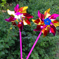 Outdoor Toy Windmill Manufacturer Goods Source Children Microquotient Push Sweep Code Small Gift Ground Stand Plastic Small Windmills