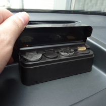 Car coin mini storage box money box change storage box car supplies box car interior decorations