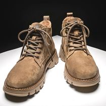 Martin Boots Man 2021 Winter Inn Wind Leisure High Help mens shoes 100 lapped thick bottom middle to help tooling boots in the middle