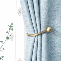  Simple and modern solid U-shaped curtain fixed wall hook Zinc alloy curtain storage hook wall-mounted decorative accessories