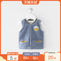Childrens waistcoat autumn wear baby new autumn coat tide boy horse clip foreign girl baby Waistcoat Vest