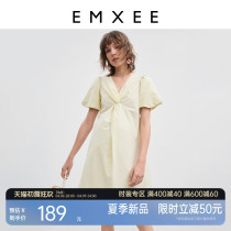 Kidhee pregnant woman dress spring summer fashionable twist princess outvent outbreaking age new pregnant woman dress