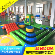 The fifth element is off the water inflatable slide water large amusement equipment childrens water park combination