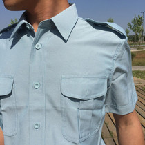 Stock Genuine Article 99 Male Light Blue Short Sleeve Jacket Lining Clothing Outdoor Shirt Army Fan Casual Breathable Lining Military Training Clothing