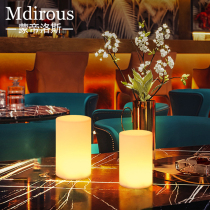 LED bar table lamp Night light Cylindrical creative personality ins wind charging nightclub table lamp Clear bar atmosphere table lamp