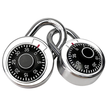 High security combination lock turntable code lock gym lock turntable lock door lock safe box lock zipper lock padlock