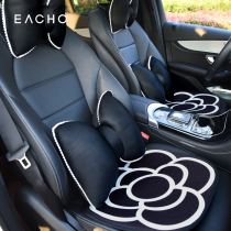 Winter car cushion single high-grade Camellia Four Seasons universal linen cushion ins Net red summer cool cushion women