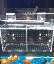 Isolation box fish tank aquarium small fry hatching breeding box transparent acrylic single and double multi-grid hot sale