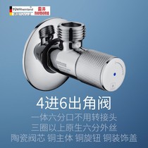 Thunder Well 4 Turns 6 Corner Valves 4 in 6 Out of Eight Words Native One 60% Outer Silk More than 6 Mouth Triangle Valves