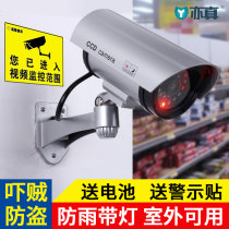 Simulation monitoring Simulation camera Fake monitoring camera with lights Fake camera Anti-theft camera rainproof outdoor