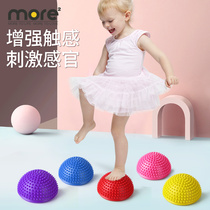Tomore Durian Ball Balanced Semicircle Ball Massage Footbed Movement Stabilization Trainer Material Movement Balance Bowl