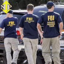 FBI FBI full cotton sweatshirt 2021 Summer round collar pure cotton breathable Sweat Tactics Short Sleeve T-shirt