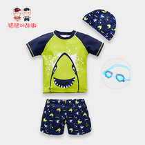 Infant swimsuit baby swimsuit male 1-3 years old boy swimsuit suit children boy boy children swimsuit two-piece set