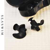 Swimming Earplugs Waterproof professional Silicone Nose Stopper Nose Clip Suit Bath Wash head Anti-water equipment