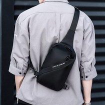 Chest Bag Men Skew Satchel With New Tide Card Sport Mobile Phone Pocket Versatile Casual Single Shoulder Bag Boys Small Backpack