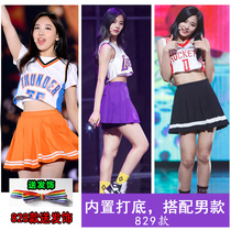 South Korean women's team twice with the same performance clothing basketball baby student games cheerleading cheerleading team performance clothing
