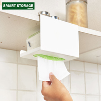 Kitchen tissue rack non-punching tissue rack paper towel holder kitchen paper towel box