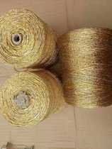 Gold rope Plastic rope Greenhouse pressure film rope Waste paper packing rope Strapping rope Fruit and vegetable hanging seedling 6 pounds