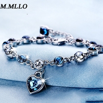 Constellation bracelet women use Swarovski element crystal bracelet ins niche design jewelry to send girlfriend tide