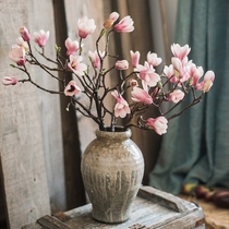 The Culvert Emulation Jade Lan Branches Jade Orchid Decorative Pendulum flower art Chinese American Nordic Classical Tabletop Gift