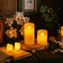 Culvert Swing Shed Tears Electronic Candle Emulation Candle Lamp Wedding Celebration Romantic Night Light Candlelight Dinner Ambience Decorative