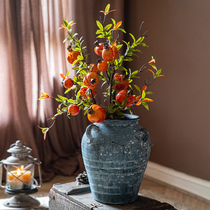 Juhan artificial flower pomegranate fruit smile mouth open berry living room dining table high-end floral decoration dried flowers