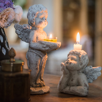 Culvert Angel candlestick Decorative Pendulum with Grocery Garden Courtyard Retro Art Eurostyle Cubbits Presents