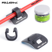 RISK aluminum alloy wire crossing machine mountain bike wire pipe C- buckle wire feeder tubing wire seat organizer