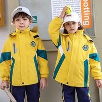 Primary school uniform autumn suit three-piece spring and autumn class clothing sportswear kindergarten Garden clothing autumn and winter clothing