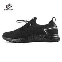 TECTOP summer outdoor casual shoes mesh breathable Mens mesh shoes breathable light soft sole hiking mens shoes