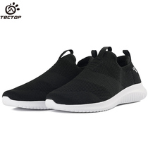 TECTOP spring and summer new mens and womens walking shoes casual sports shoes lightweight breathable stretch shoes