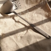 TITANIUM pure titanium spatula 8704 thickened 5mm (new product promotion day) metal kitchenware