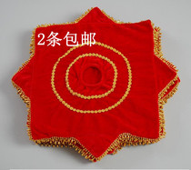 Special price vertical dance hand silk flower two people turn professional octagonal towel performance dance handkerchief skills test can be turned