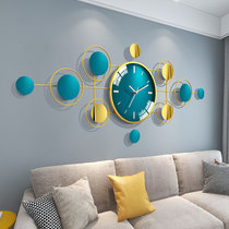 Sofa atmospheric living room wall clock modern simple decorative clock home fashion creative light luxury Net red clock hanging wall