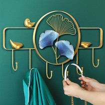 Door-to-door hangers door-to-door entrance key shelf creative wall decoration non-perforated hooks luxury
