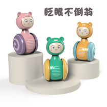 Childrens baby slides in the blink of an eye tumbler rattles a year old baby toy early to teach 6-month-old doll Seven children