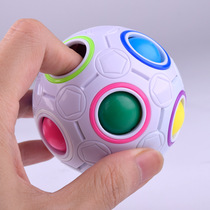 Educational toys intellectual children decompression beginners alien Rainbow Ball creative fingers third-order football cube