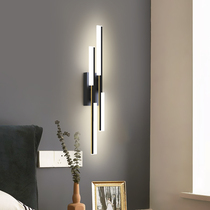 Long wall lamp light luxury creative room bedroom bedside lamp design sense simple modern Nordic living room TV wall lamp