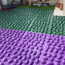 PVC floor wear-resistant plastic balcony outdoor bathroom floor leather imitation pebbles foot massage health shiatsu board