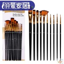 Furniture repair wooden brush repair hook line Pen special tool color pens brush set