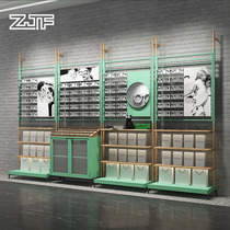 The craftsman ZJF glasses shop counter display cabinet Nordic style shop design with lamp Sun sunglasses shelf customization