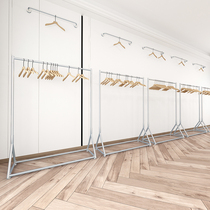 Clothing store hanger landing silver ins display shelf display rack Net red womens clothing store dedicated hanging rack