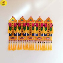 Temple Buddha Temple embroidery Buddhist supplies hanging flags