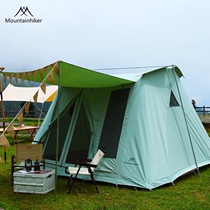 Mounthiker Mountain customer outside camping spring tent retro multi-person cotton spring tent luxury camping