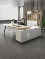 New Chinese boss table desk desk simple modern manager table and chair combination big class president run table single