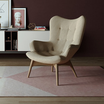 Cantonese show Nordic fabric single sofa leisure modern simple bear chair creative designer petal chair sofa chair