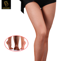 Latin dance fishnet stockings dance fishnet stockings Latin dance shoes matching Latin dance dress accessories slim caramel performance competition