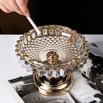 Eurostyle Light Extravagant Crystal Glass Ashtrays Creativity Living Room Tea Table Office Modern Home Soft Decorations Hem