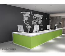 Real estate front desk desk Agent reception desk Consulting agent Bar table Travel agency cash register counter